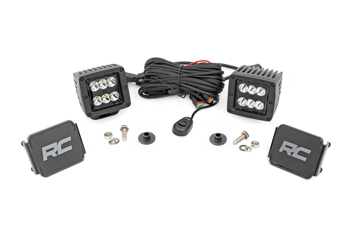 Ford Bronco LED Light Kit - Rough Country - Ditch Mount | 2